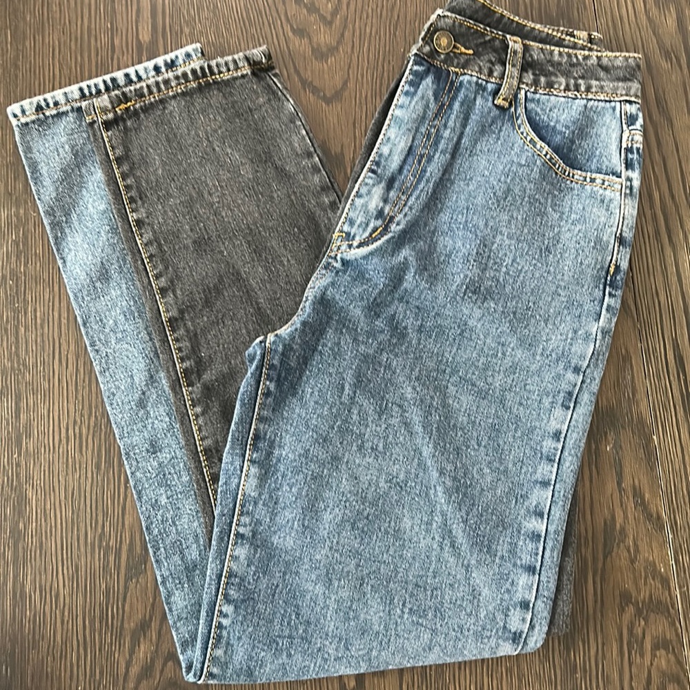 Jeans (two color legs) (NWOT)